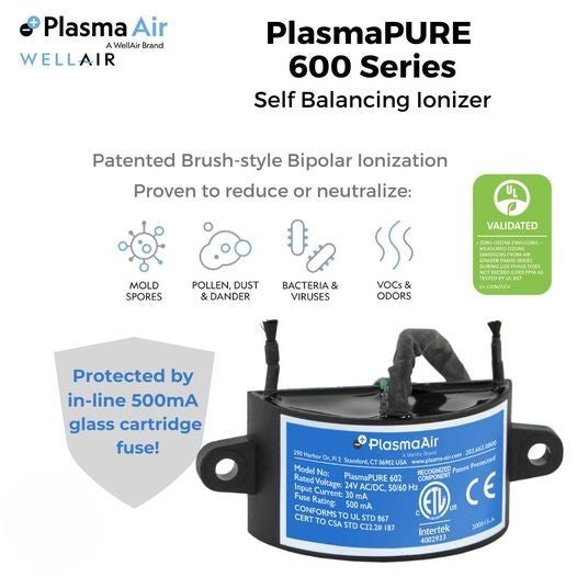 Plasma Pure Whole Home Air Purification System 602 24v AC
