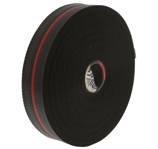 Polypropylene Duct Strap Black 1 3/4" x 100 Yd